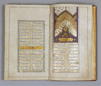  RECUEIL, DIVAN DE 'ABD AL-VÂSE' JABALI, IRAN QÂJÂR XIXe siècle. Manuscrit persan...