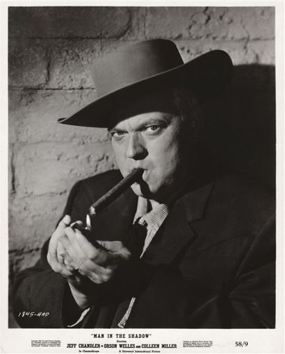 null LE SALAIRE DU DIABLE / MAN IN THE SHADOW 
Orson Welles pour le film de Jack...