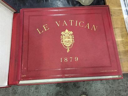 null Album photo Vatican, 1879.
Saint Pierre, léon XIII, bibliothèque, loge de raphael,...