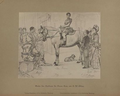 null NON VENU /// d'après ALLERS (Christian Wilhelm) (1857-1915).
Le Cirque Renz.
Neuf...