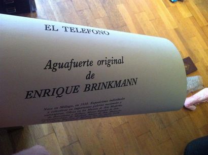 null Enrique BRINKMANN (né en 1938)
El telefono
Eau-forte justifiée en bas à gauche...