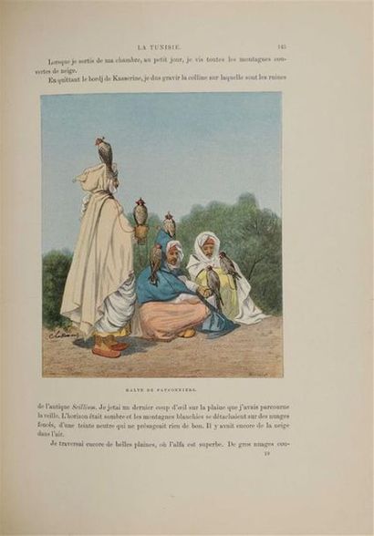 null LALLEMAND (Charles). Tunis et ses environs. Paris, Maison Quantin, 1890. In-4,...