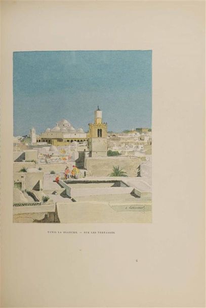 null LALLEMAND (Charles). Tunis et ses environs. Paris, Maison Quantin, 1890. In-4,...