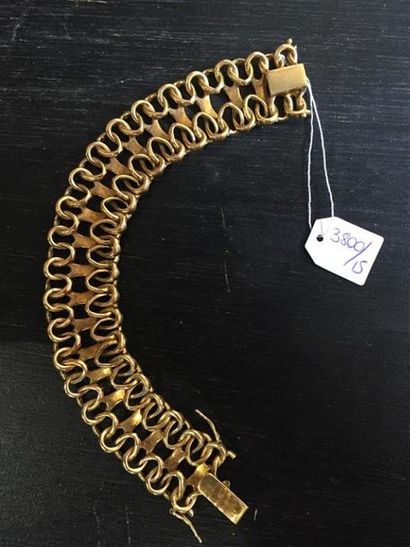 null Bracelet en or, poids : 70,9 g.
