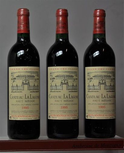 null 3 bouteilles CHÂTEAU La LAGUNE 3é GCC - Haut Médoc, 1995.
