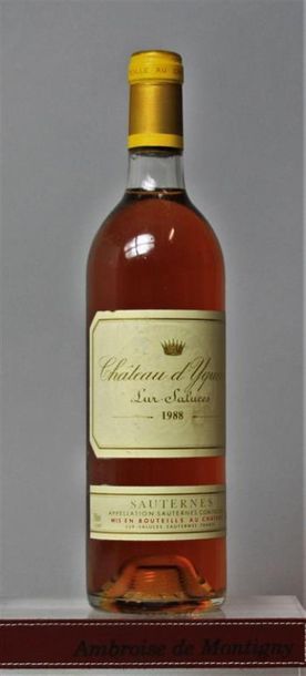null 1 bouteille CHÂTEAU D'YQUEM - 1er GC supérieur Sauternes, 1988.	
Niveaux bas...