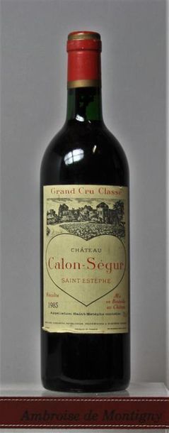 1 bouteille CHÂTEAU CALON SEGUR -3é GCC St....