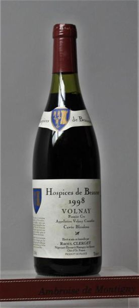 null 1 bouteille VOLNAY 1er cru des Hospices de Beaune "cuvée Blondeau" - Raoul CLERGET,...