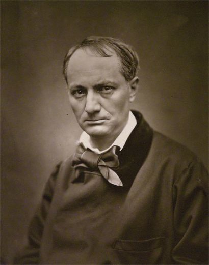 Etienne Carjat (1828-1906) Charles Baudelaire, c. 1862. Photoglyptie d'après négatif...