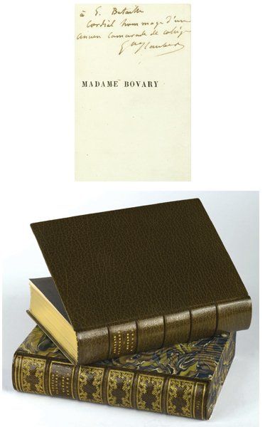 FLAUBERT Gustave Madame Bovary. Moeurs de province. Paris, M. Lévy, 1857 ; fort vol....