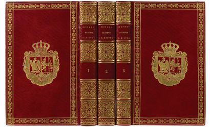 HAMILTON Antoine OEuvres. Paris, Antoine-Augustin Renouard, 1812 ; 3 vol. in-8, reliures...