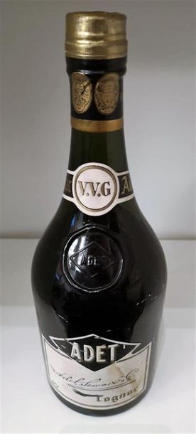 1 bouteille COGNAC ADET SEWARD 1929. Certificat...