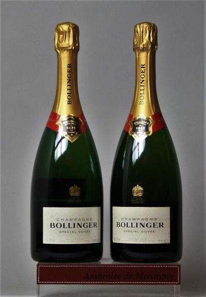 2 bouteilles CHAMPAGNE BOLLINGER 2011.