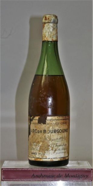 1 bouteille MARC DE BOURGOGNE DOMAINE DE...