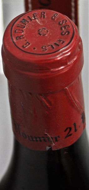 null 1 bouteille MUSIGNY Grand cru - G. ROUMIER, 1978.	
Étiquette légèrement tachée,...
