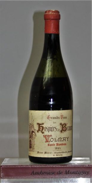 1 bouteille VOLNAY des HOSPICES DE BEAUNE...