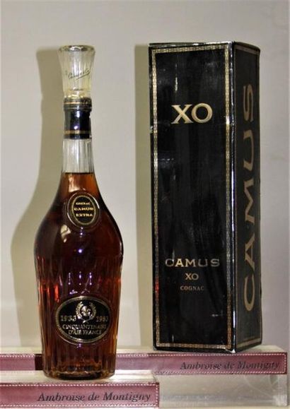 null 1 flacon 70 cl. COGNAC CAMUS EXTRA 1933-1983 CINQUANTENAIRE D'AIR France.
B...