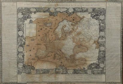  [Europe] [Carte]. FER (Nicolas de). L'Europe divisée selon l'étendue de ses principales...