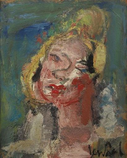 GEN PAUL (1895-1975).
Portrait de femme.
Huile...