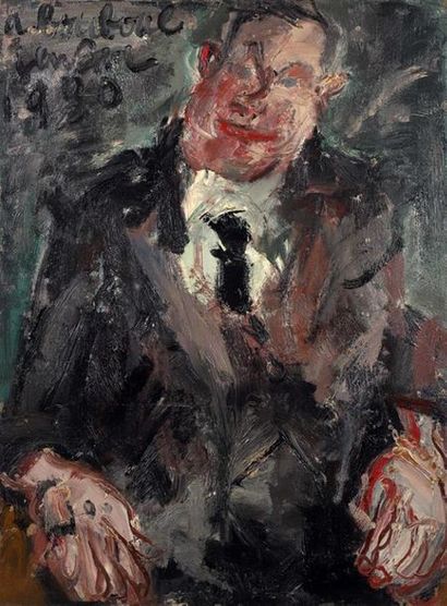 null GEN PAUL (1895-1975).
Portrait d'homme à Bouboul, 1930.
Huile sur toile signée,...