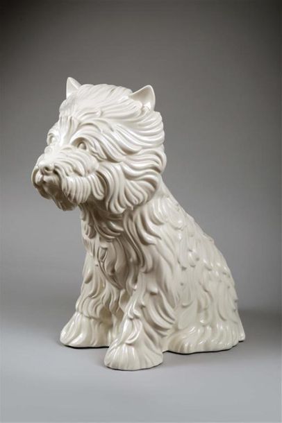 null Jeff KOONS (né en 1955).
Puppy (vase), 1998.
Porcelaine signée et numérotée...