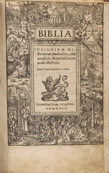 [Livre XVIe siècle]. [Bible. Latin. 1542]....