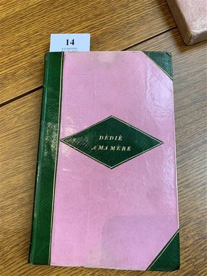 null [Manuscrit]. Dédié à la meilleure des mères. le jour de sa fête. 1822. In-12,...