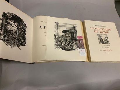 null * JOSSO. CHATEAUBRIAND (François-René de). L'ambassade de Rome. Paris, La Tradition,...