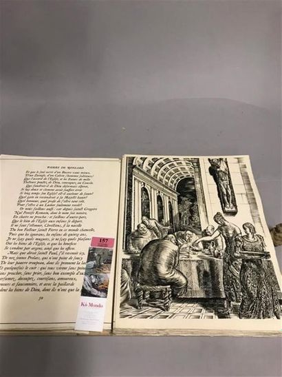 null * DECARIS. RONSARD (Pierre de). Discours des misères de ce temps. Paris, Le...