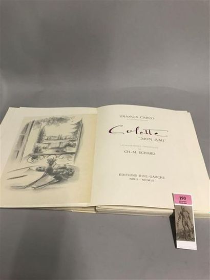 null * ECHARD. CARCO (Francis). Colette, "Mon ami". Paris, Editions Rive-Gauche,...