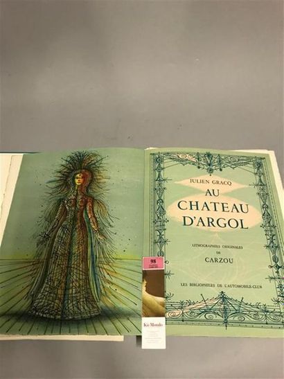 null * CARZOU. GRACQ (Julien). Au château d'Argol. Paris, Les bibliophiles de l'Automobile...