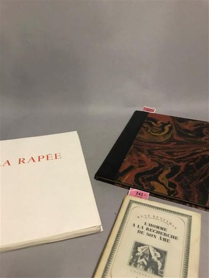 null * JACQUEMIN. RICHARD (Marius). La rapée. Paris, Editions du Pavois, 1946. In-4,...