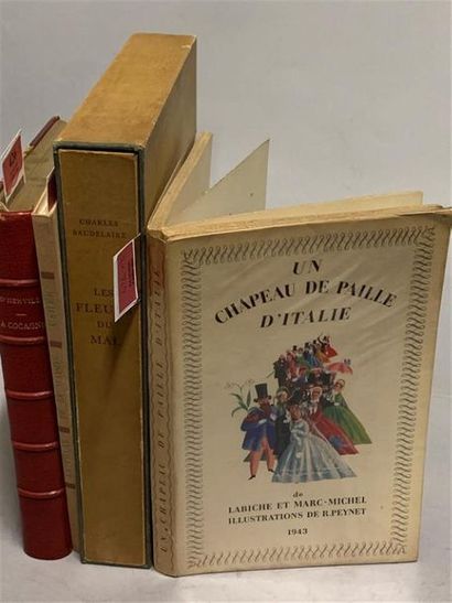 null * Ensemble de 4 ouvrages en 4 volumes, comprenant :
- DIGNIMONT. BAUDELAIRE...