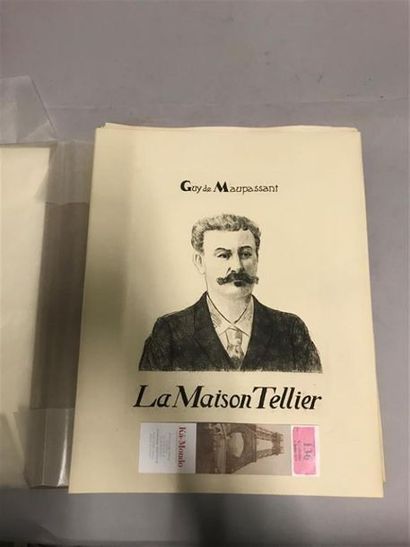 null * COURBOULEIX. MAUPASSANT (Guy de). La Maison Tellier. [Paris, l'artiste, vers...