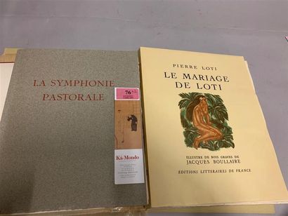 null * BOULLAIRE. LOTI (Pierre). Le mariage de Loti. Paris, Editions littéraires...