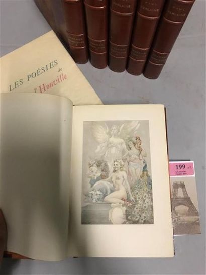 null * FEL. VERLAINE (Paul). Poésies complètes. Paris, Piazza, 1938-1946. 7 vol....