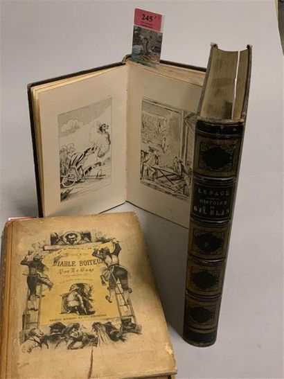 null * JOHANNOT. LESAGE (Alain-René). Le Diable boiteux. Paris, Bourdin et Cie, 1840....