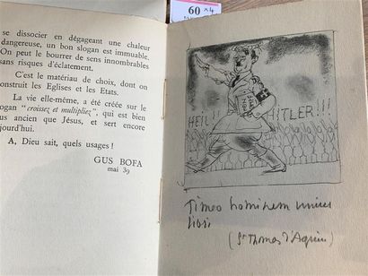 null BOFA (Gus). Slogans. Paris, Librairie des Champs-Elysées, 1939. In-8, broché...