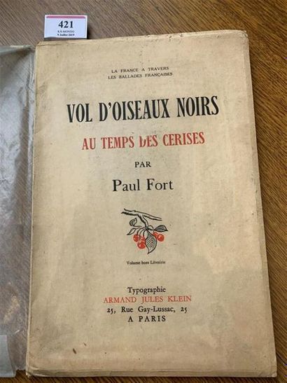 null WELSCH. FORT (Paul). La France à travers les ballades françaises. Vol d'oiseaux...
