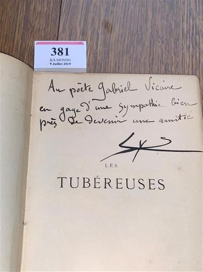 null SILBERT. LYS (Georges de). Les tubéreuses. Heures intimes. Sonnets pour Nina....