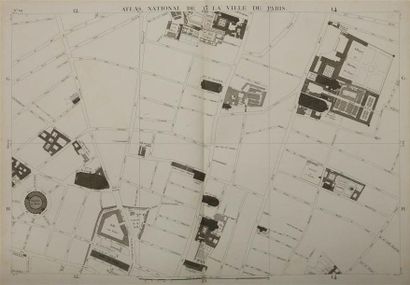 null [Paris]. VERNIQUET. Atlas du plan général de la ville de Paris levé géométriquement...
