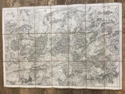 null [Carte géographique]. [BERTHIER (Jean-Baptiste)]. Réduction de la carte topographique...