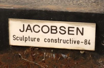 Robert JACOBSEN (1912-1993). Robert JACOBSEN (1912-1993).
Constructive 84.
Fer soudé...