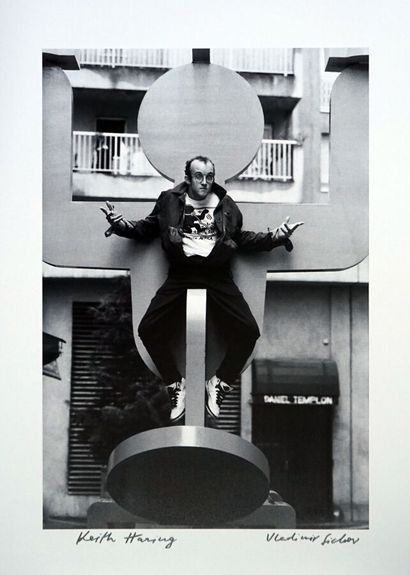  Keith Haring
print on photographic paper, format 40 x 26.8 cm, titled and signed... Gazette Drouot