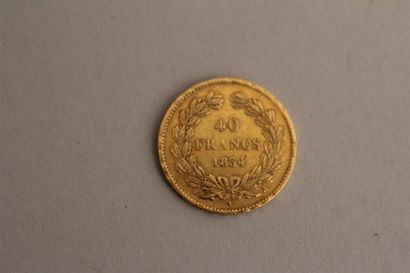 null 1 pièce de 40 FF en or, 1834