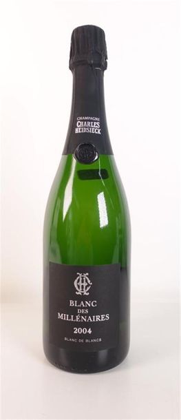 null 3 bouteilles de CHAMPAGNE Charles Heidsieck, "Cuvée Blanc des Millénaires",...