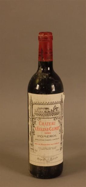 null 1 bouteille CH. L'ÉGLISE-CLINET, Pomerol, 1993 (Étiquette sale, capsule gri...