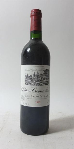 null 1 bouteille CH. CROQUE MICHOTTE, St. Emilion, 1996