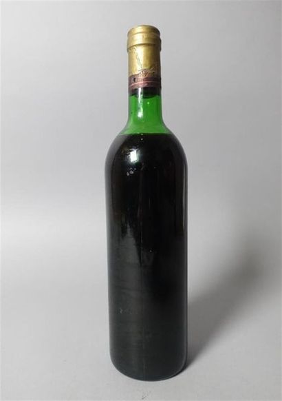 null 1 bouteille CH. MARGAUX, grand cru classé, 1976 (niveau - 1,5 cm)