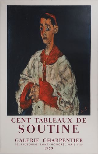 CHAIM SOUTINE Chaïm SOUTINE (1894-1943)

L'enfant de coeur, 1959



Tirage Offset... Gazette Drouot